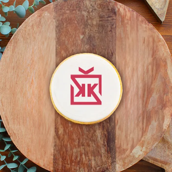 Logolu Cookie — Firma Logosu baskılı veya logonun şekli ile birebir tasarımlı cookie & şeffaf poşet ve…