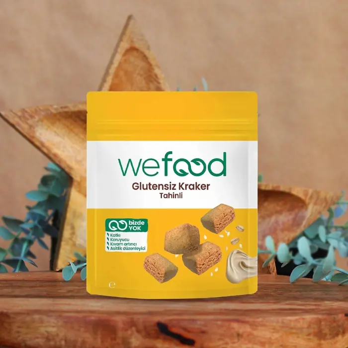 Wefood Glutensiz Kraker — 40 gr Glutensiz Tahini Kraker