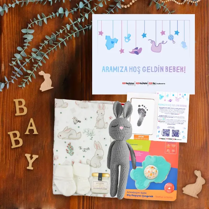 BebekKutu3 — 30x24x10cm Amerikan Bristol Kutu & Kutu Üzeri Tasarım Logo Baskı,Mottolu Tohum Kartı,Baby…