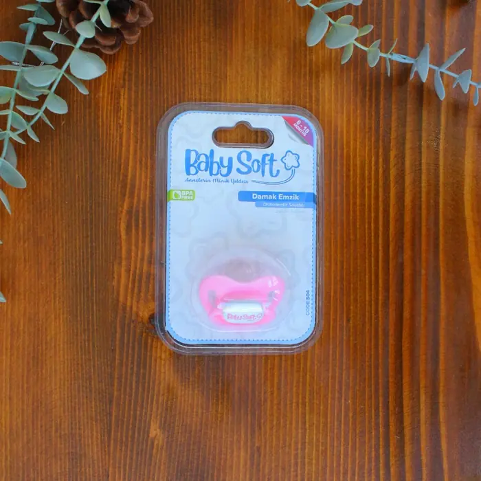 Baby Soft Kapaklı Damaklı Emzik — Baby Soft Kapaklı Damaklı Emzik