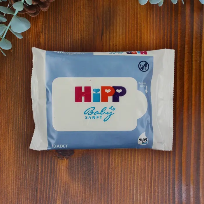 Hipp Ultra Sensetive Yenidoğan Temizlik Bakım Mendili 10LU — Hipp Ultra Sensetive Yenidoğan Temizlik Bakım Mendili 10LU