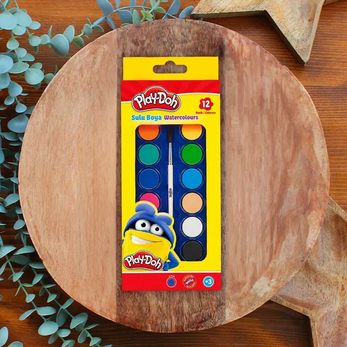 PLAY-DOH SULUBOYA 12 RENK KÜÇÜK