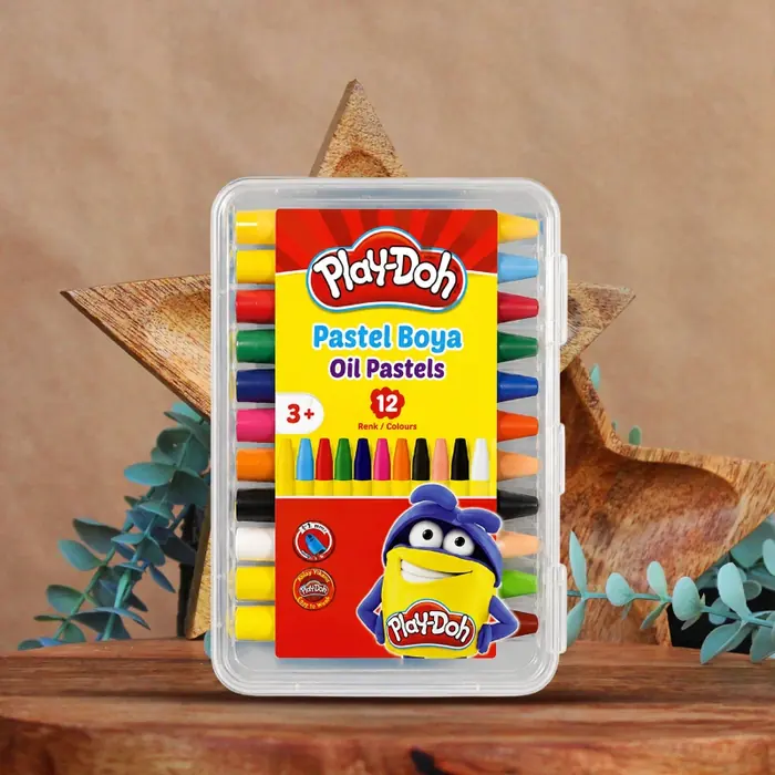 PLAY-DOH PASTEL BOYA 12 RENK (ŞEFFAF PVC)