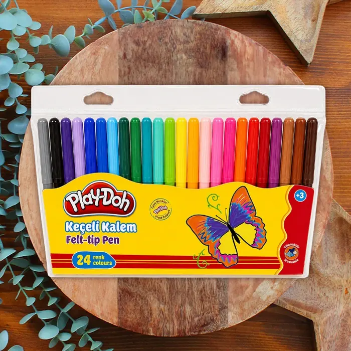 PLAY-DOH KEÇELİ KALEM 2MM 24 RENK