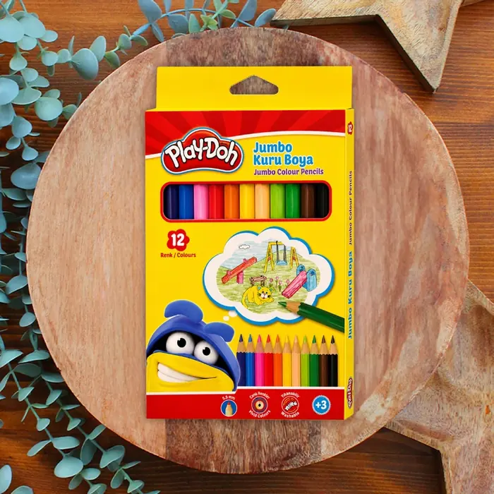 PLAY-DOH KURUBOYA JUMBO 12 RENK