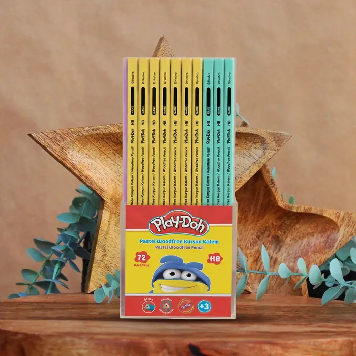 PLAY-DOH WOODFREE KURŞUN KALEM PASTEL
