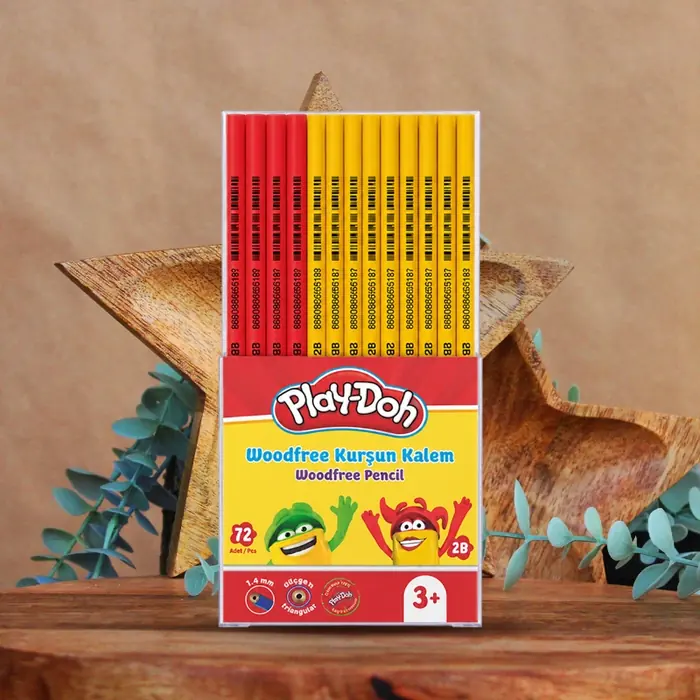 PLAY-DOH WOODFREE ALTIGEN KURŞUN KALEM 2B