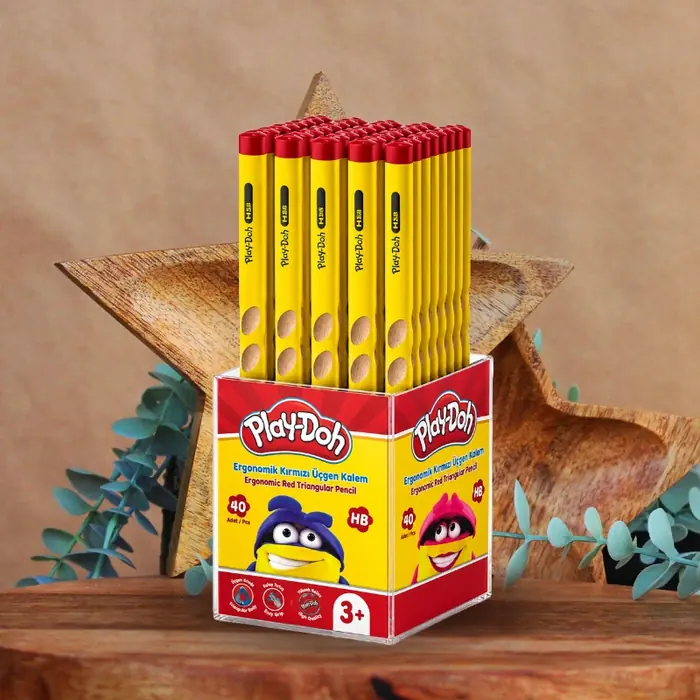 PLAY-DOH OLUKLU JUMBO ÜÇGEN KURŞUN KALEM