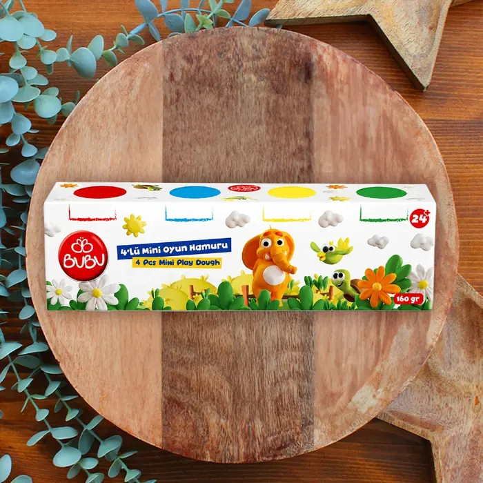 MİNİ OYUN HAMURU 4'LÜ (4X40GR.)