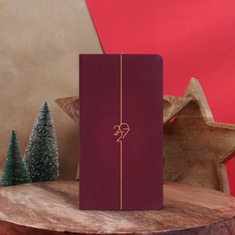 Matt Notebook 2027 Bordo Cep Ajandası — Tarihli Cep Ajandası