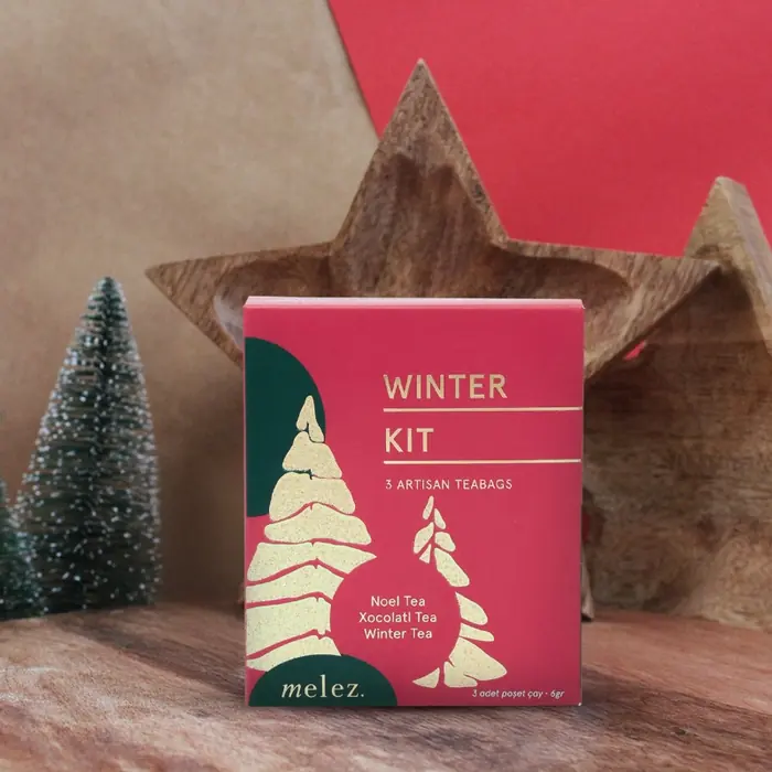 Melez Tea Winter Kit — • 1 Melez Winter Tea Çay Poşeti 1 Melez Noel Tea Çay Poşeti • 1 Melez Spice Tea Çay…