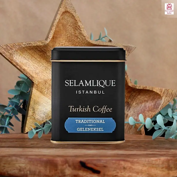 Selamlıque Geleneksel Türk Kahvesi — 125 gram Geleneksel Orta Kavrulmuş Türk Kahvesi