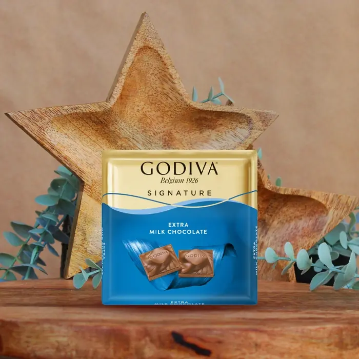 Godiva Kare Sütlü Çikolata — 60 gram Bol Sütlü Kare Çikolata