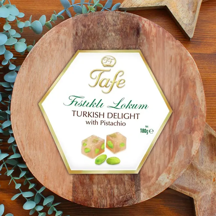 Tafe Lokum — 180 gr Fıstıklı Lokum