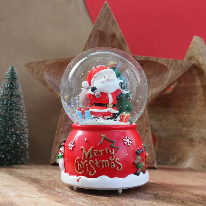 Santa Clause Müzikli Kar Küresi