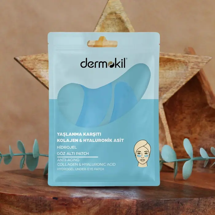 Yaşlanma Karşıtı Kolajen & Hyaluronik Asit Hidrojel Patch Göz Altı Maskesi