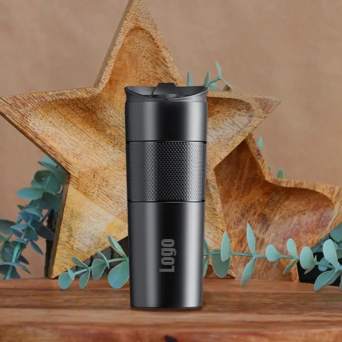 Çelik Termos — Logo Baskısı yapılabilir çelik frenchpress termos 500 ml