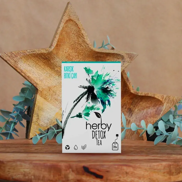 Herby Detox Çayı — Herby Karışık Bitki Çayı 20 Poşet