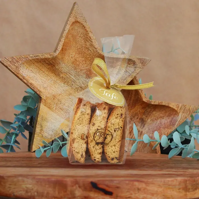 Tafe Biscotti — 80gr Poşetli Kurdelalı Biscotti