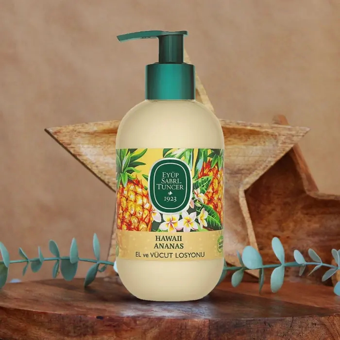 Hawaii Ananas Doğal Zeytinyağlı El ve Vücut Losyonu 280 ml