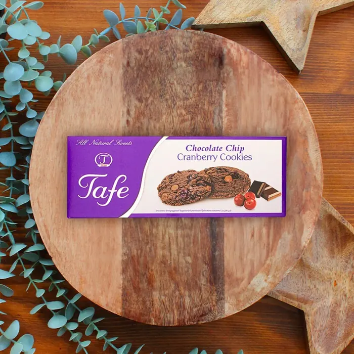 Tafe Cookie — Yaban Mersinli & Çikolata Parçacıklı Kurabiye 50 gr