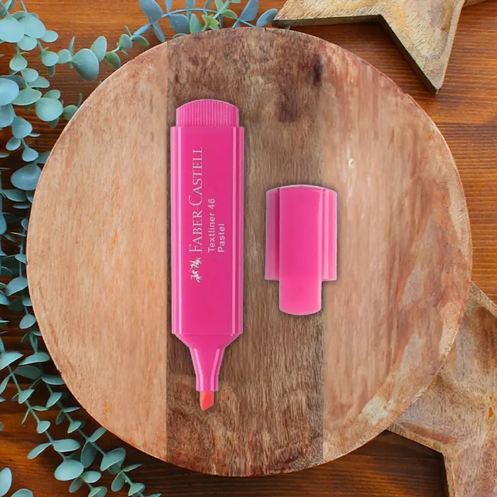 Faber-Castell Pembe Fosforlu Kalem