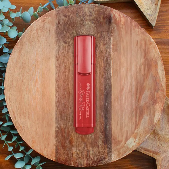 Faber Castell Kiremit Rengi Metalik Fosfoslu Kalem