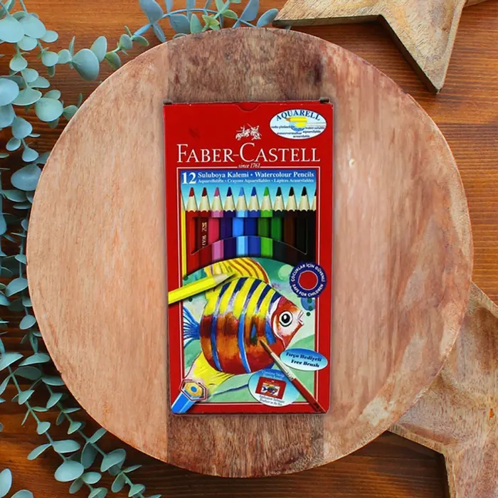 Faber-Castell 12'li Suluboya Kalemi