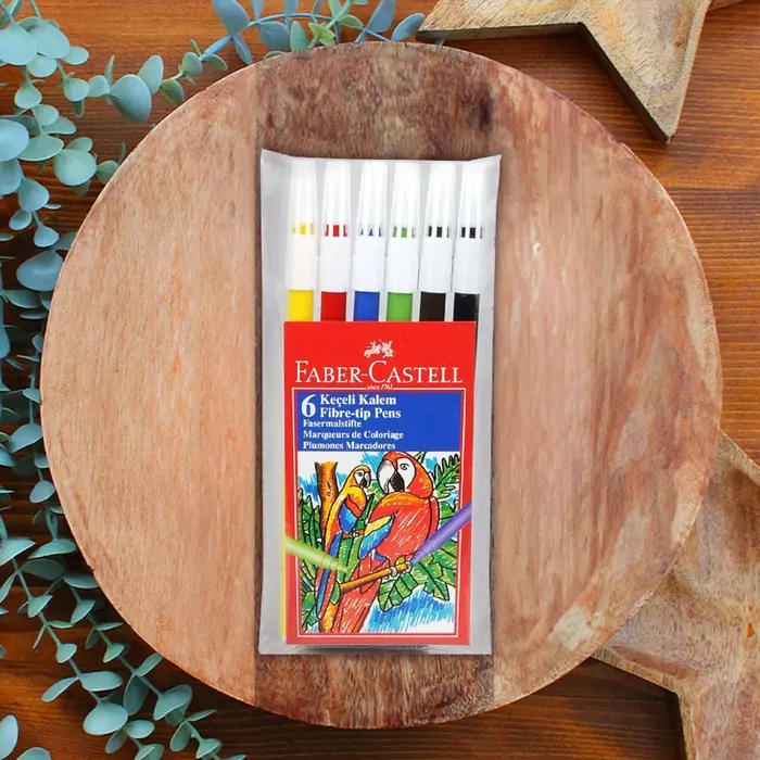 Faber-Castell 6'lı Keçeli Boya