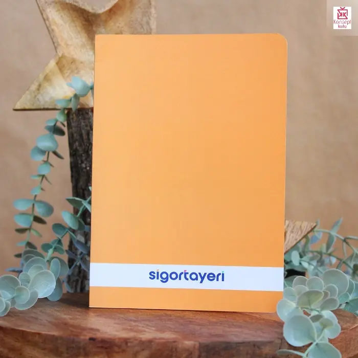 Slimbook Defter — 15x21Cm, 350 gram Mat Kuşe,Tek Yüz Digital Baskı, İç yaprak 70 gram Ivory,Baskısız 40…