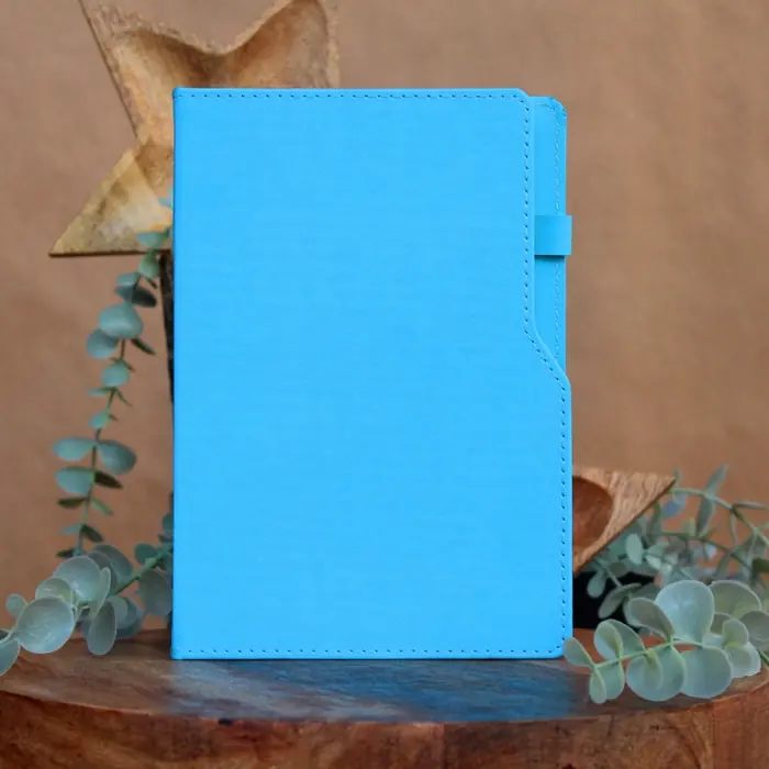 Termo Deri Defter — 13x21 cm, Kapak üstüne baskı yapılabilir. (Renkleri mevcuttur,Sorunuz)